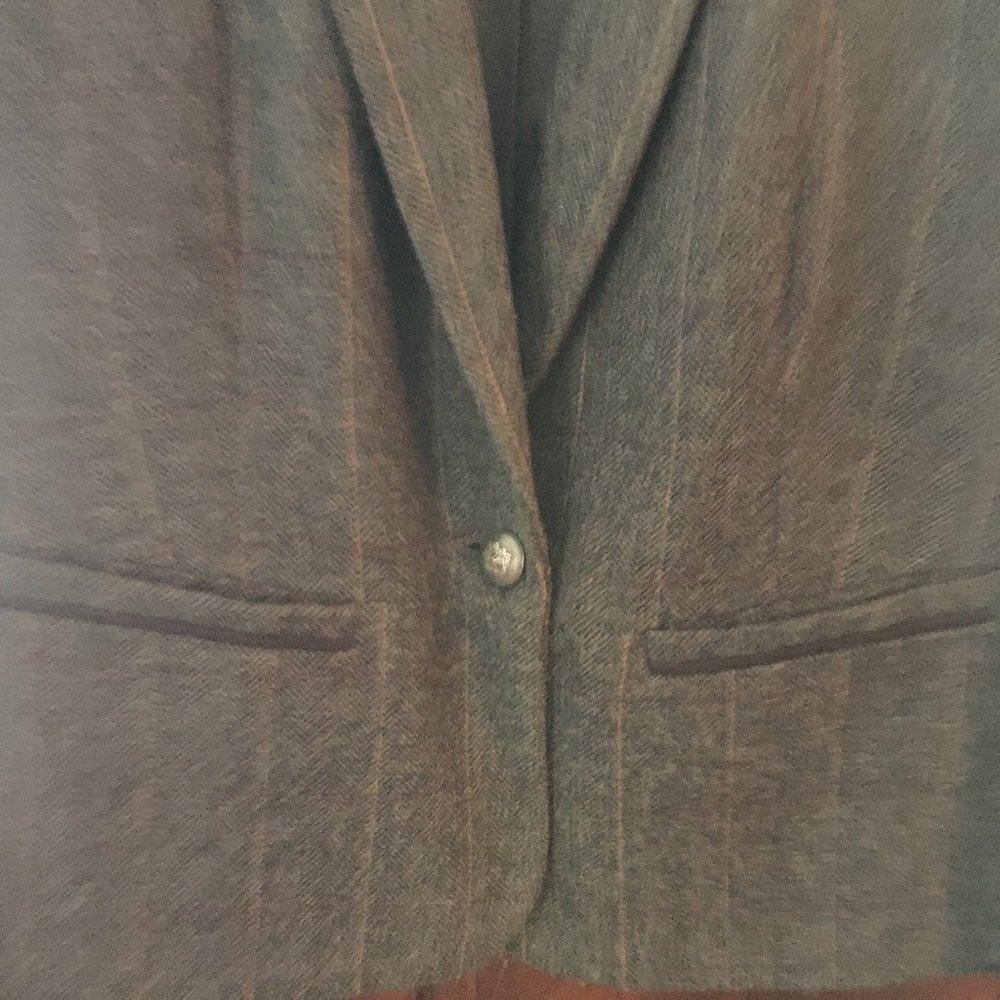 Grey Blazer with elbow patches